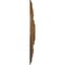 Ekena Millwork Tellson Ceiling Medallion (Fits Canopies up to 6 3/4"), 30 5/8"OD x 2 1/2"P, Smokey Topaz Crackle CM30TESTC - alternate 3